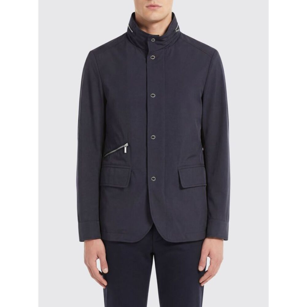 Moorer Jacket Men Blue